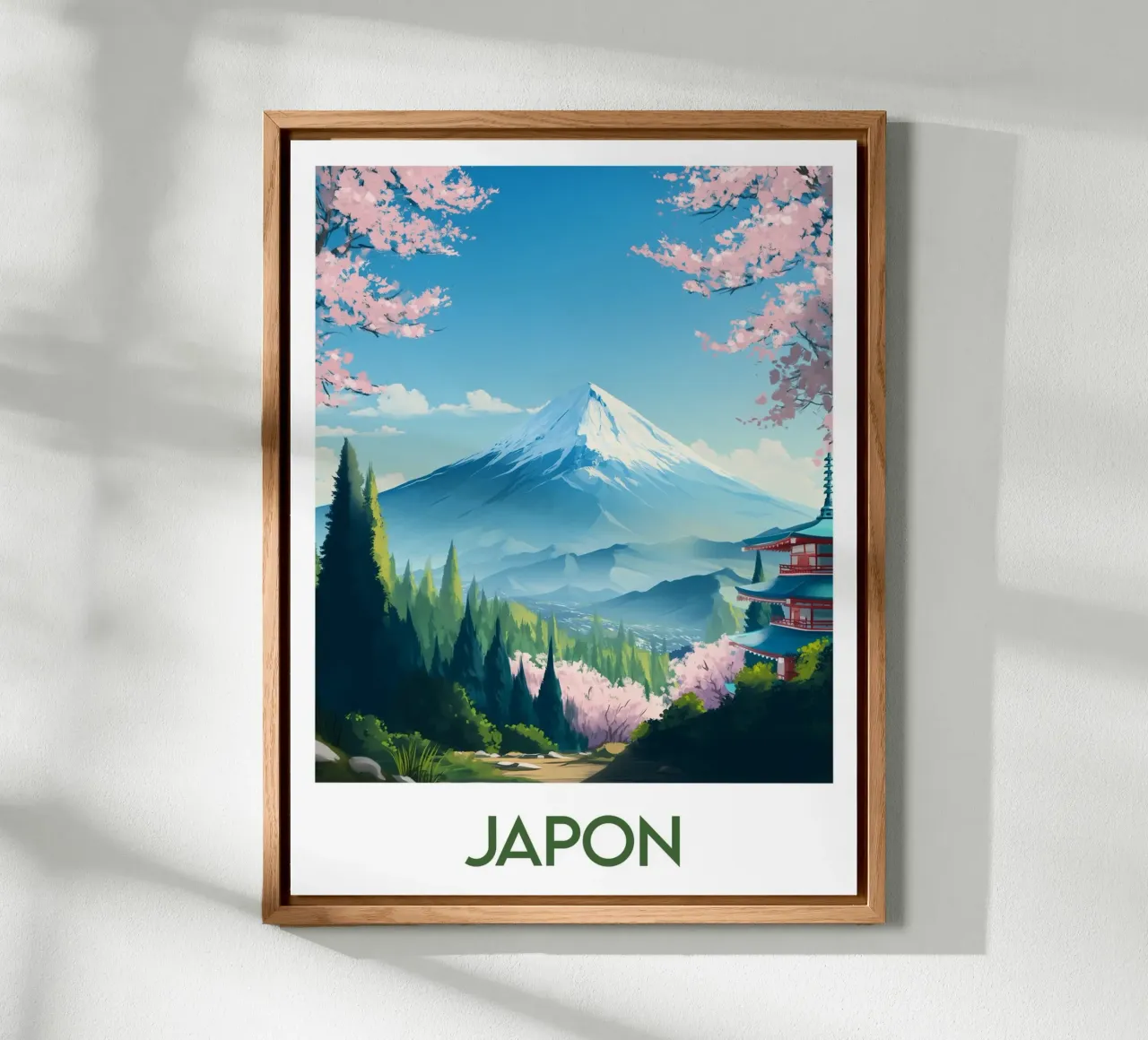 Poster Giappone alluminio dibond da Frame the World