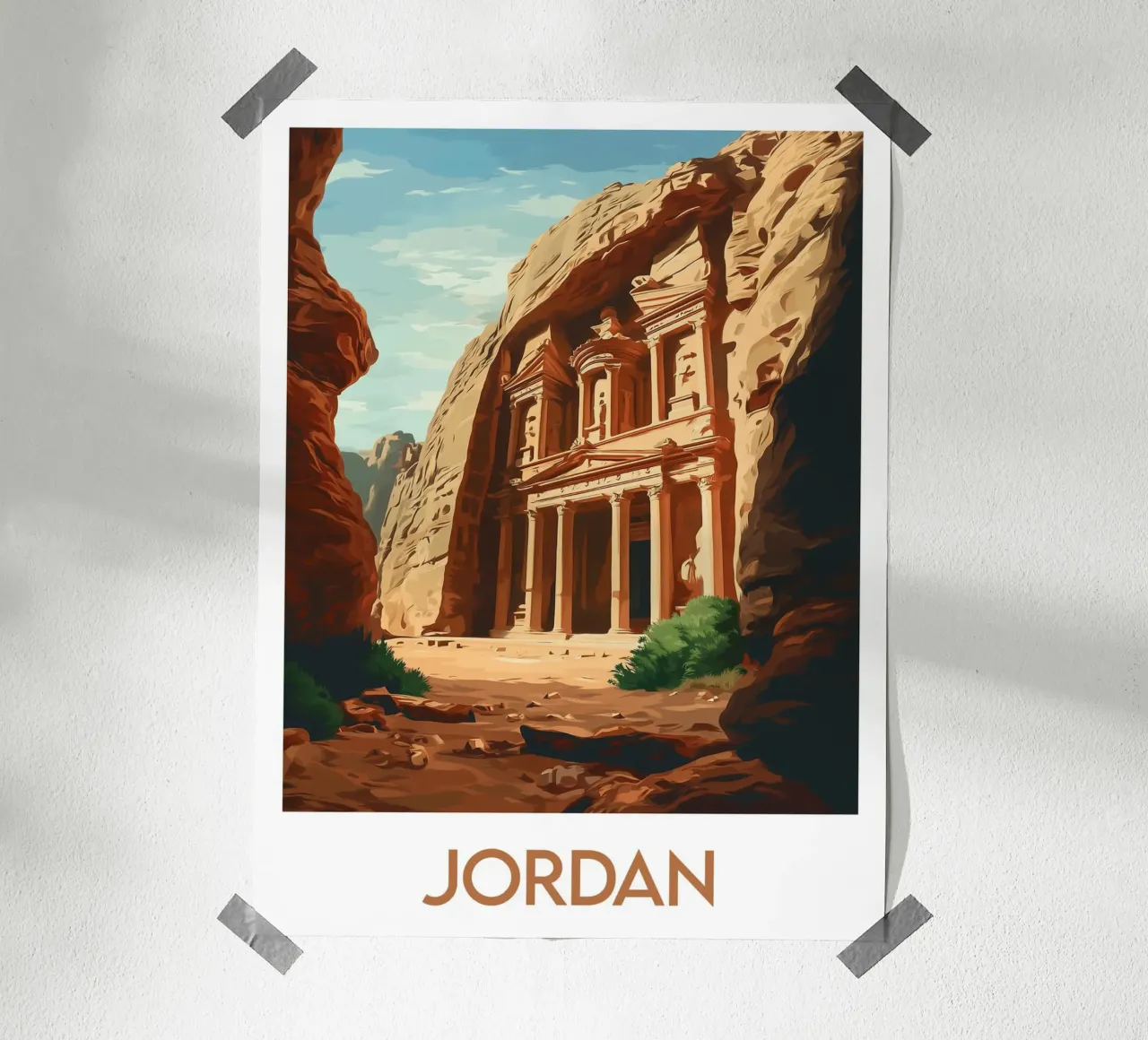 Affiche Jordanie poster da Frame the World