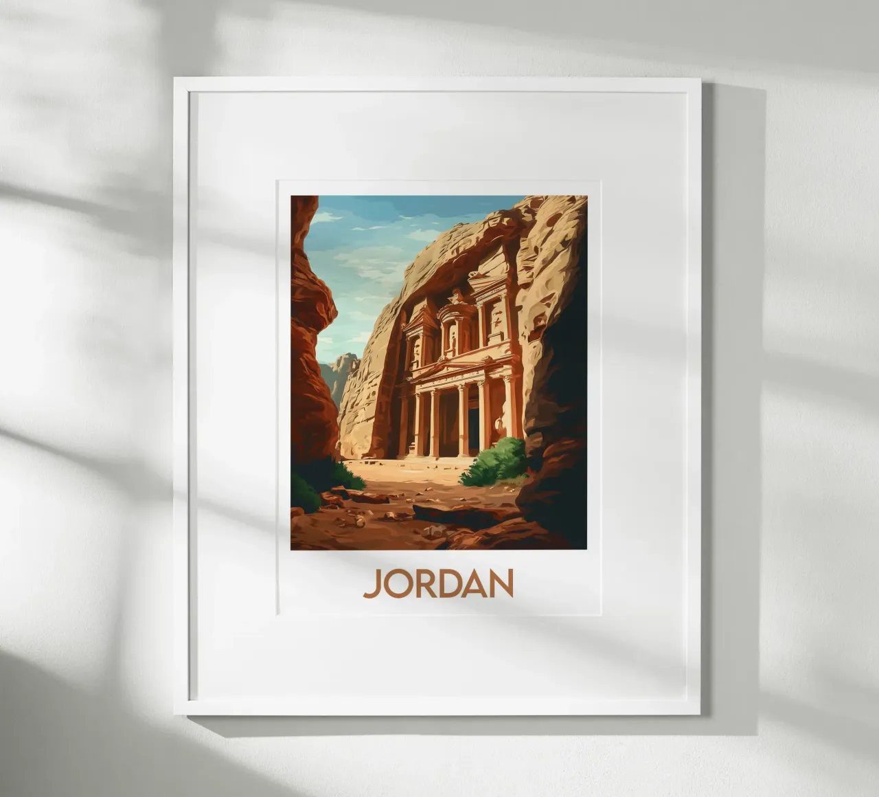 Affiche Jordanie poster da Frame the World