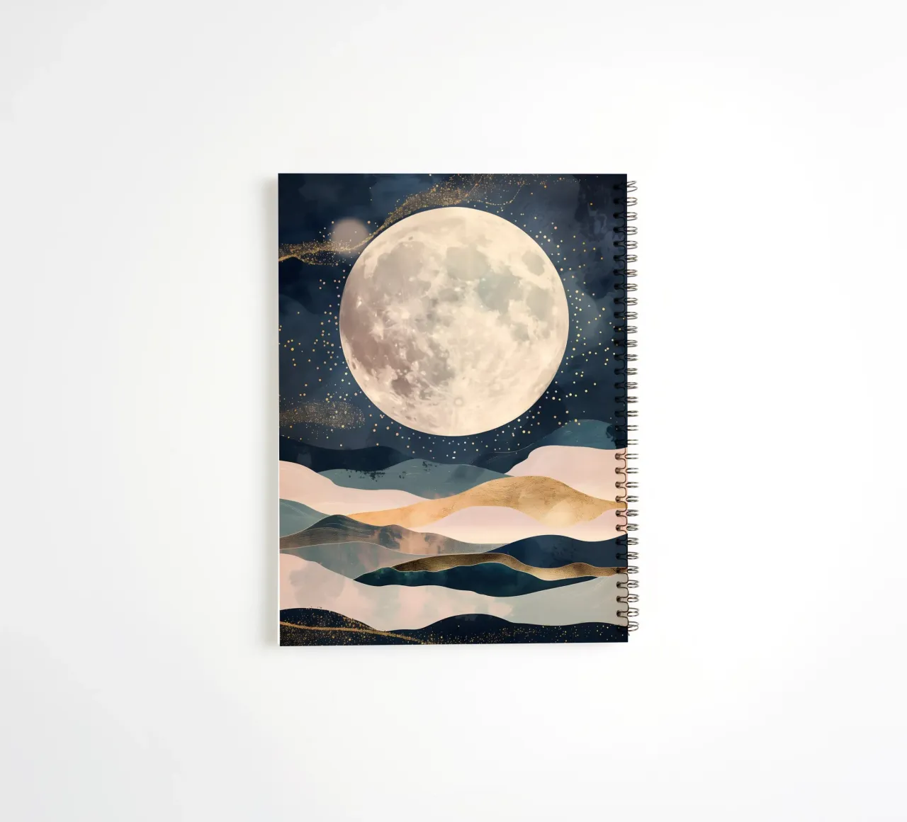 Full Moon spiral notebook by Gypsy Galleria