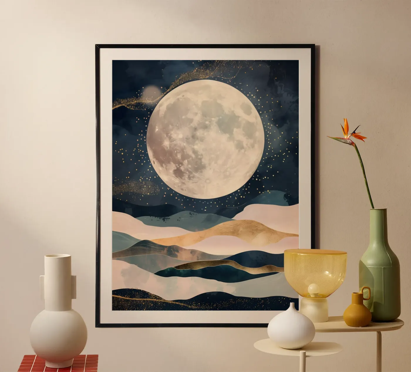 Full Moon poster by Gypsy Galleria