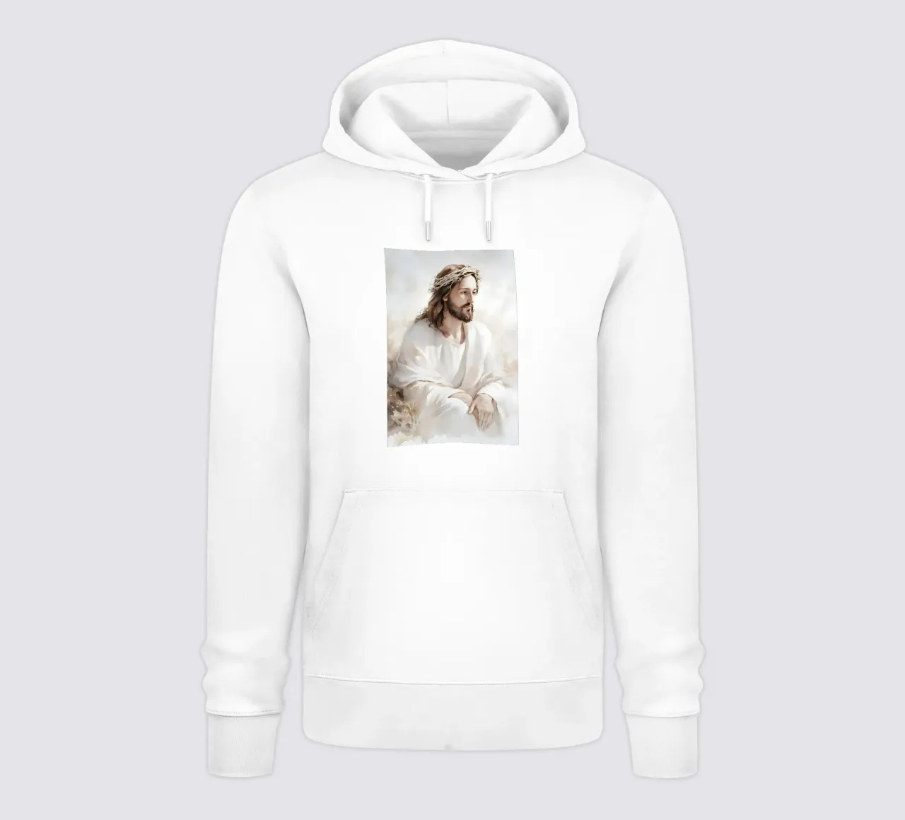 Jesus thoughtful felpa con cappuccio da LisaArtes