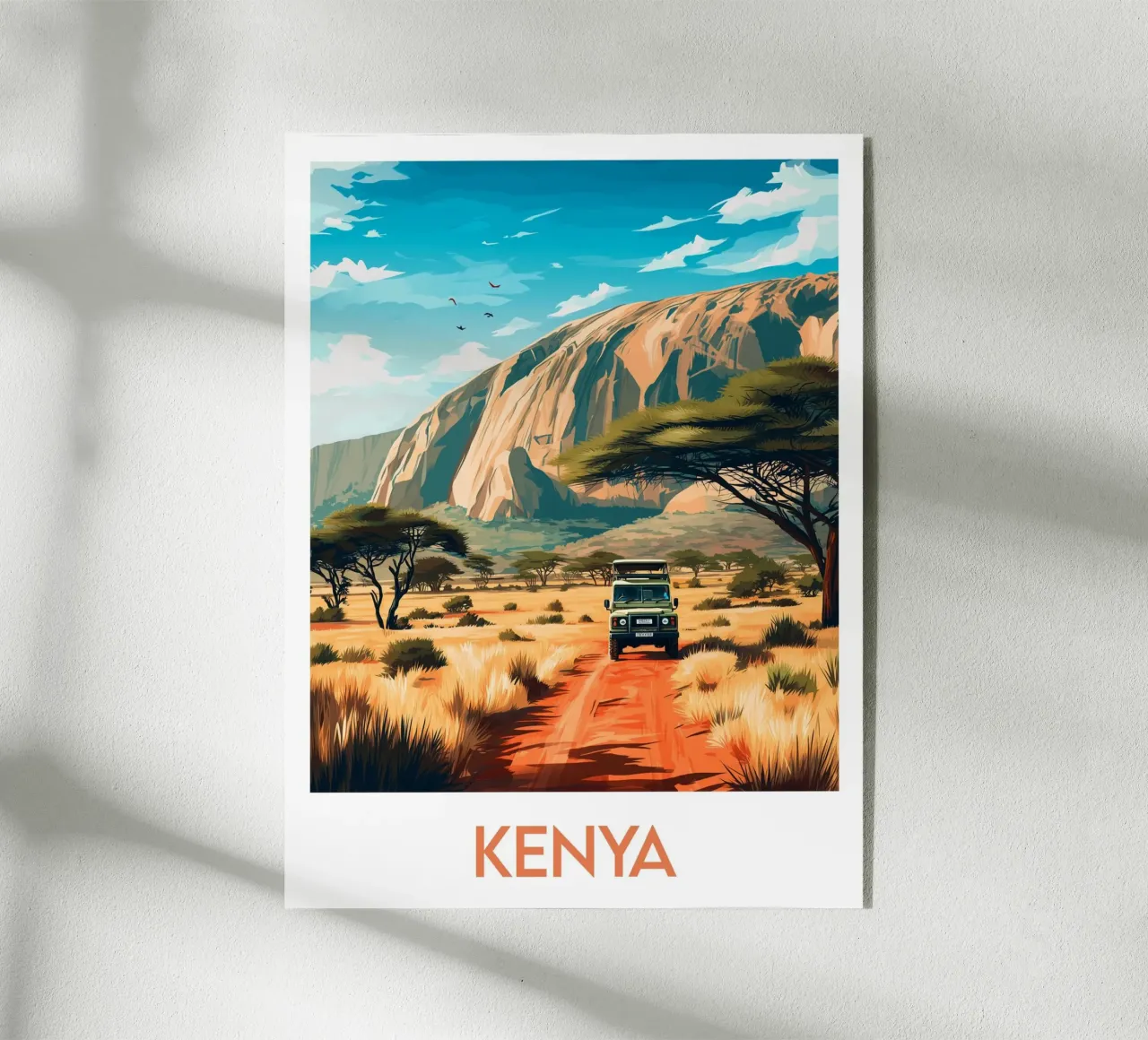 Affiche Kenya plexiglass da Frame the World