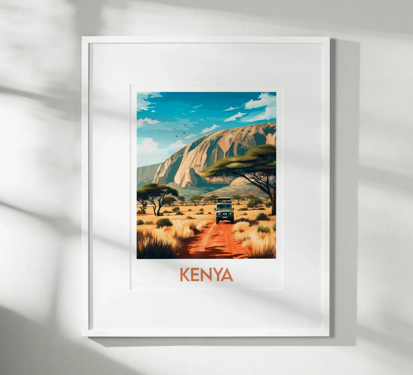 Kenia poster van Frame the World