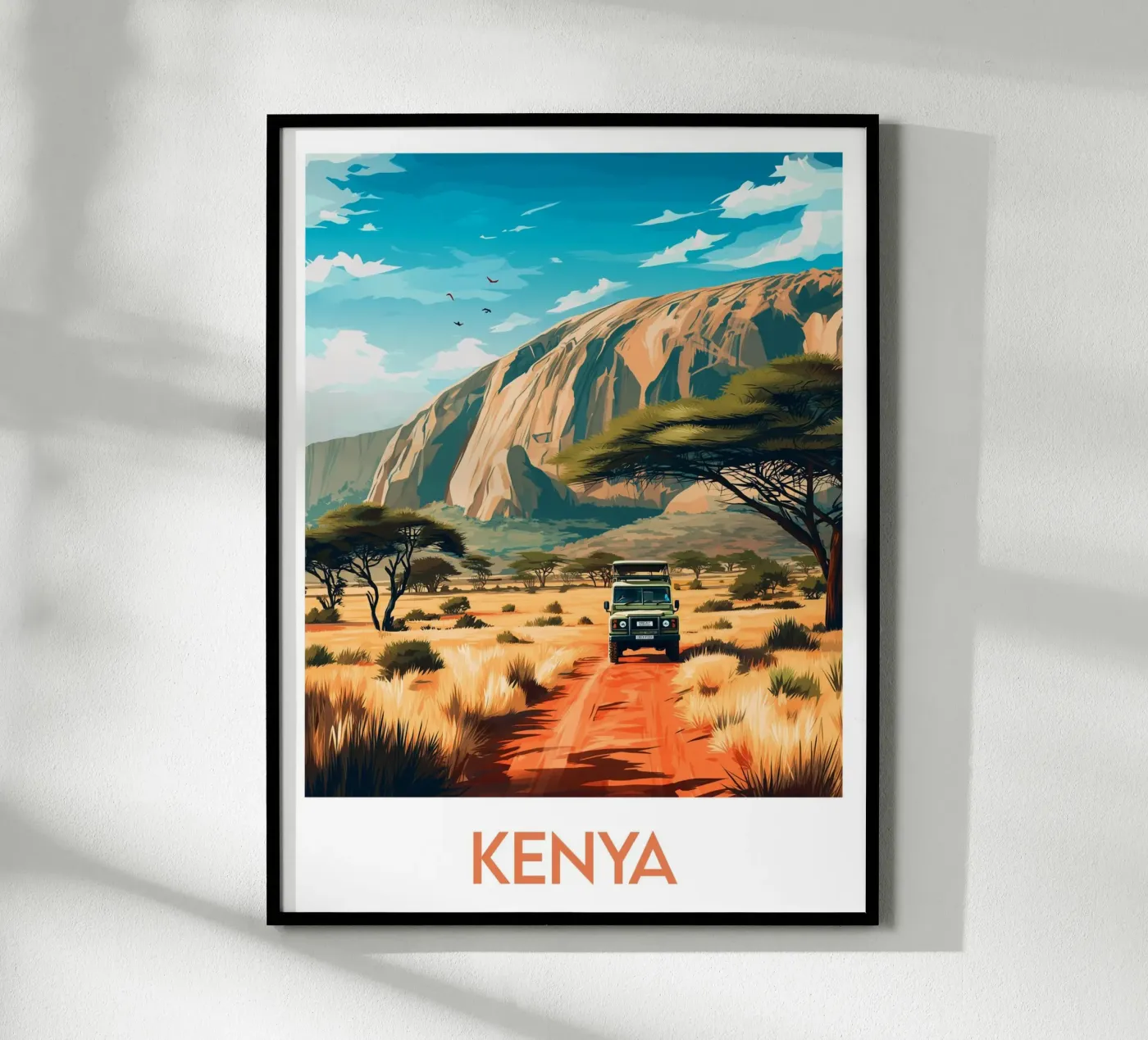 Kenia poster van Frame the World