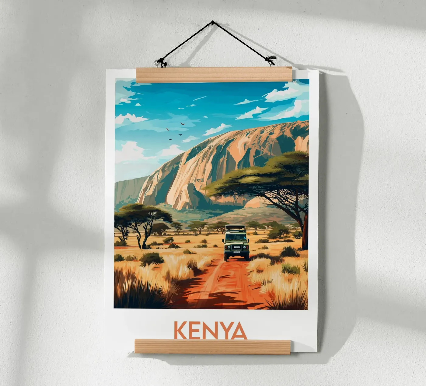 Kenia poster van Frame the World