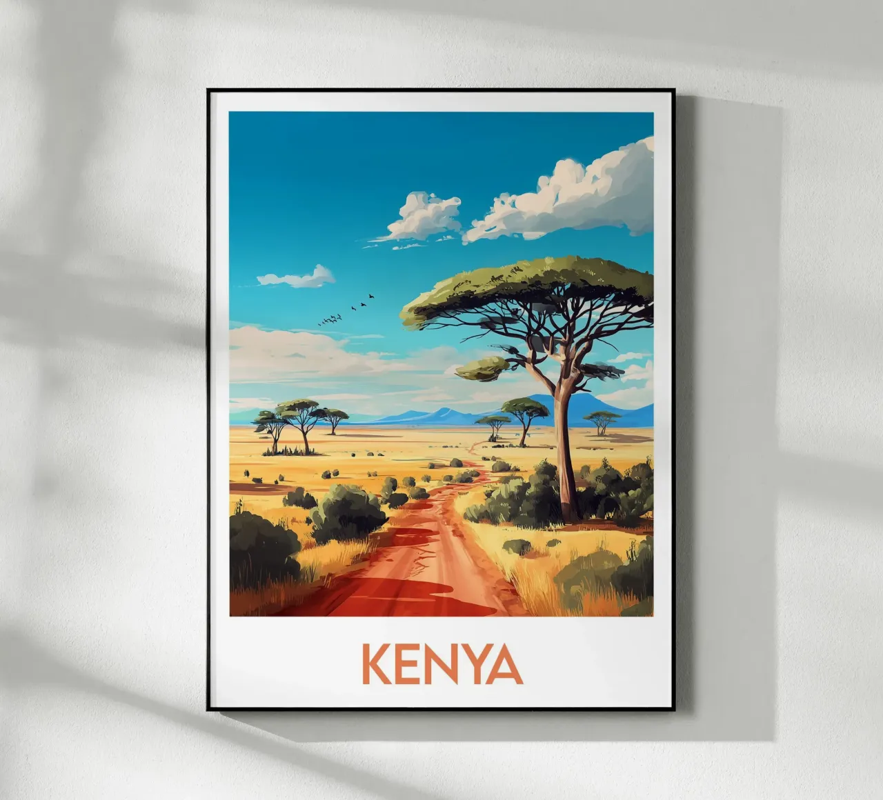 Affiche Kenya plexiglass da Frame the World