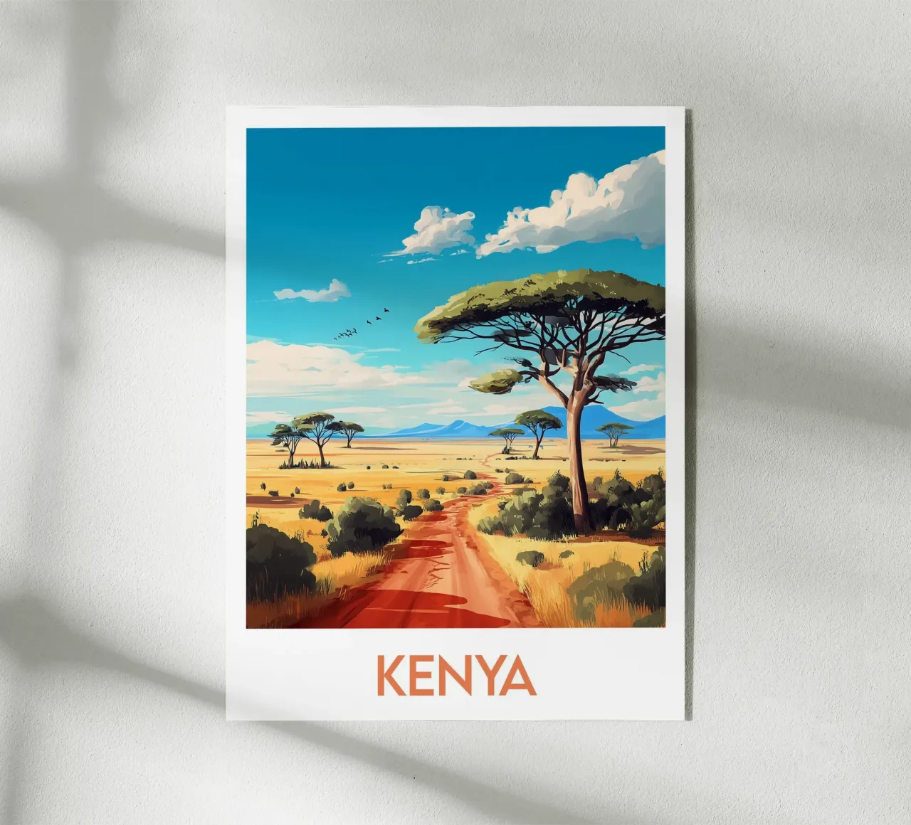 Affiche Kenya plexiglass da Frame the World
