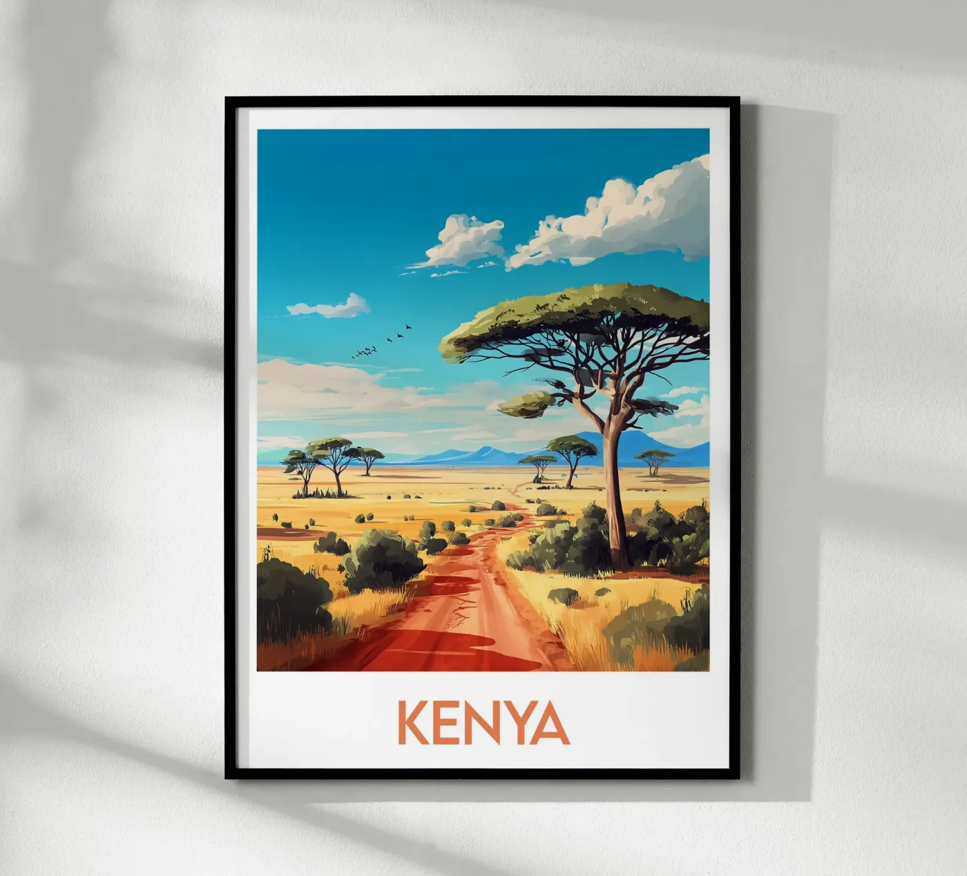 Kenia poster van Frame the World