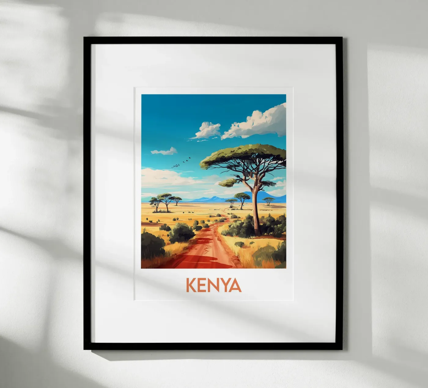 Kenia poster van Frame the World