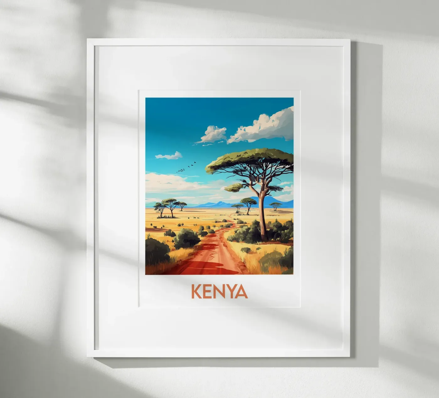 Kenia poster van Frame the World