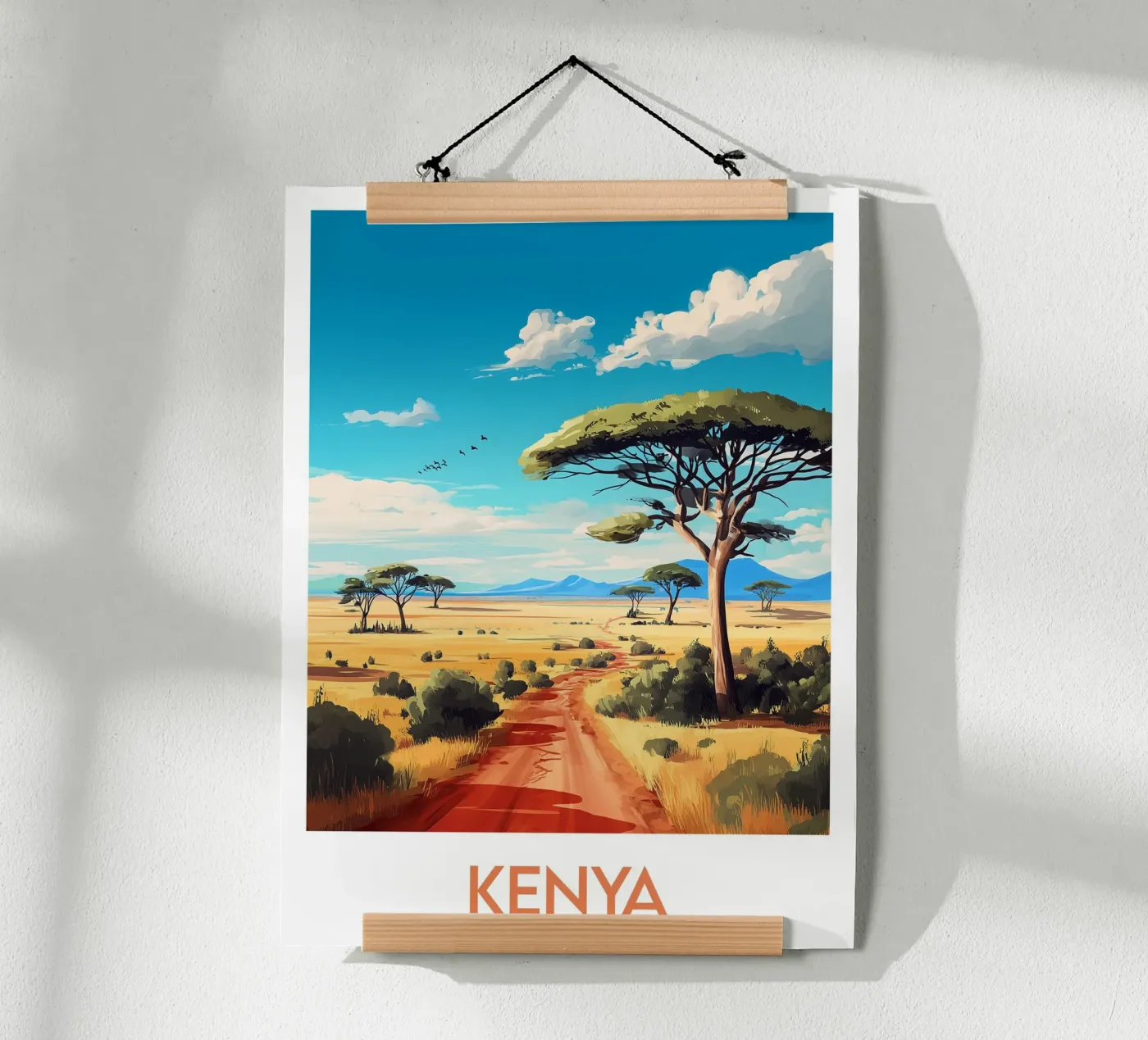 Kenia poster van Frame the World