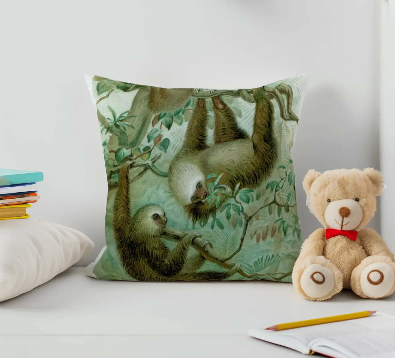 Sloths cuscino da Flora & Fauna