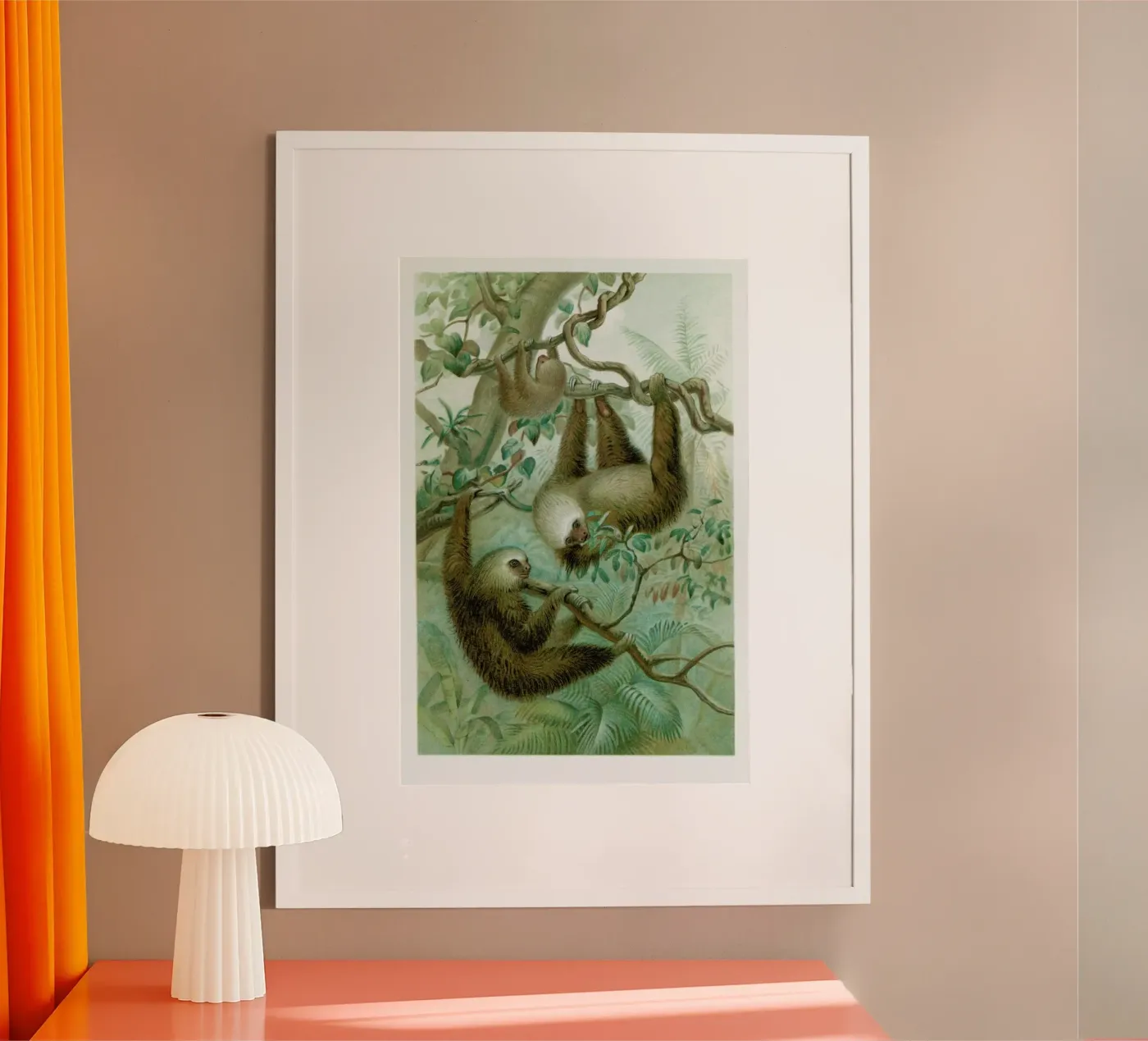 Sloths Poster von Flora & Fauna
