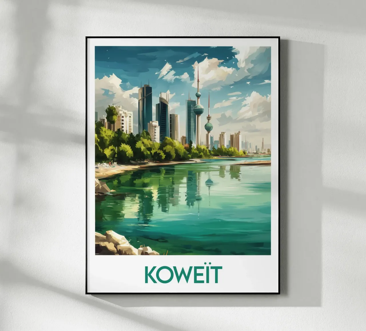 Manifesto del Kuwait plexiglass da Frame the World
