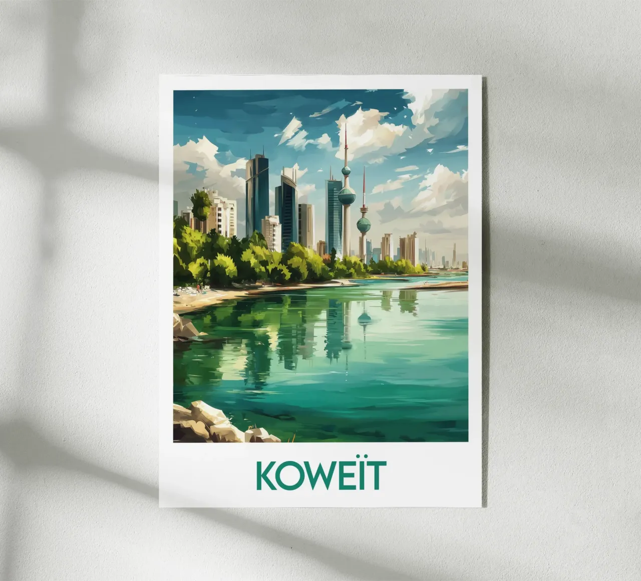 Manifesto del Kuwait plexiglass da Frame the World