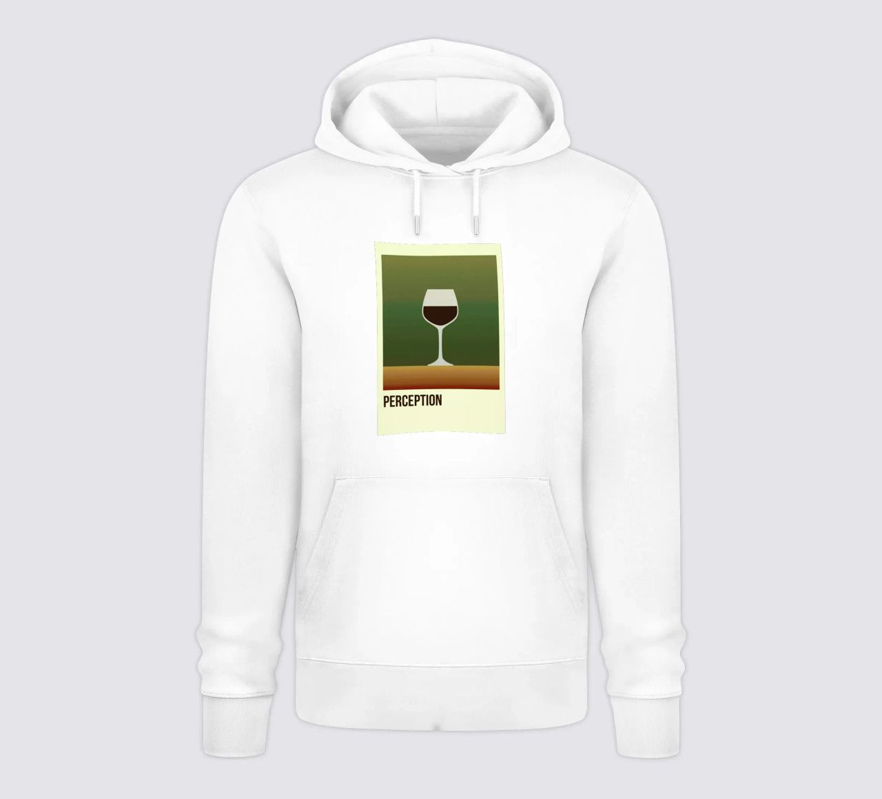 Perception Red felpa con cappuccio da Trabolt Design