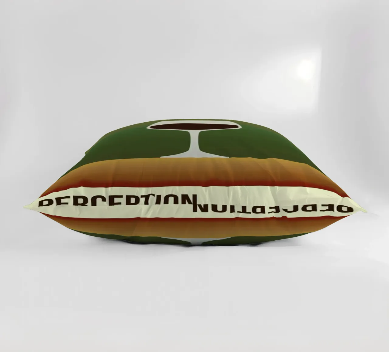 Perception Red cuscino da Trabolt Design