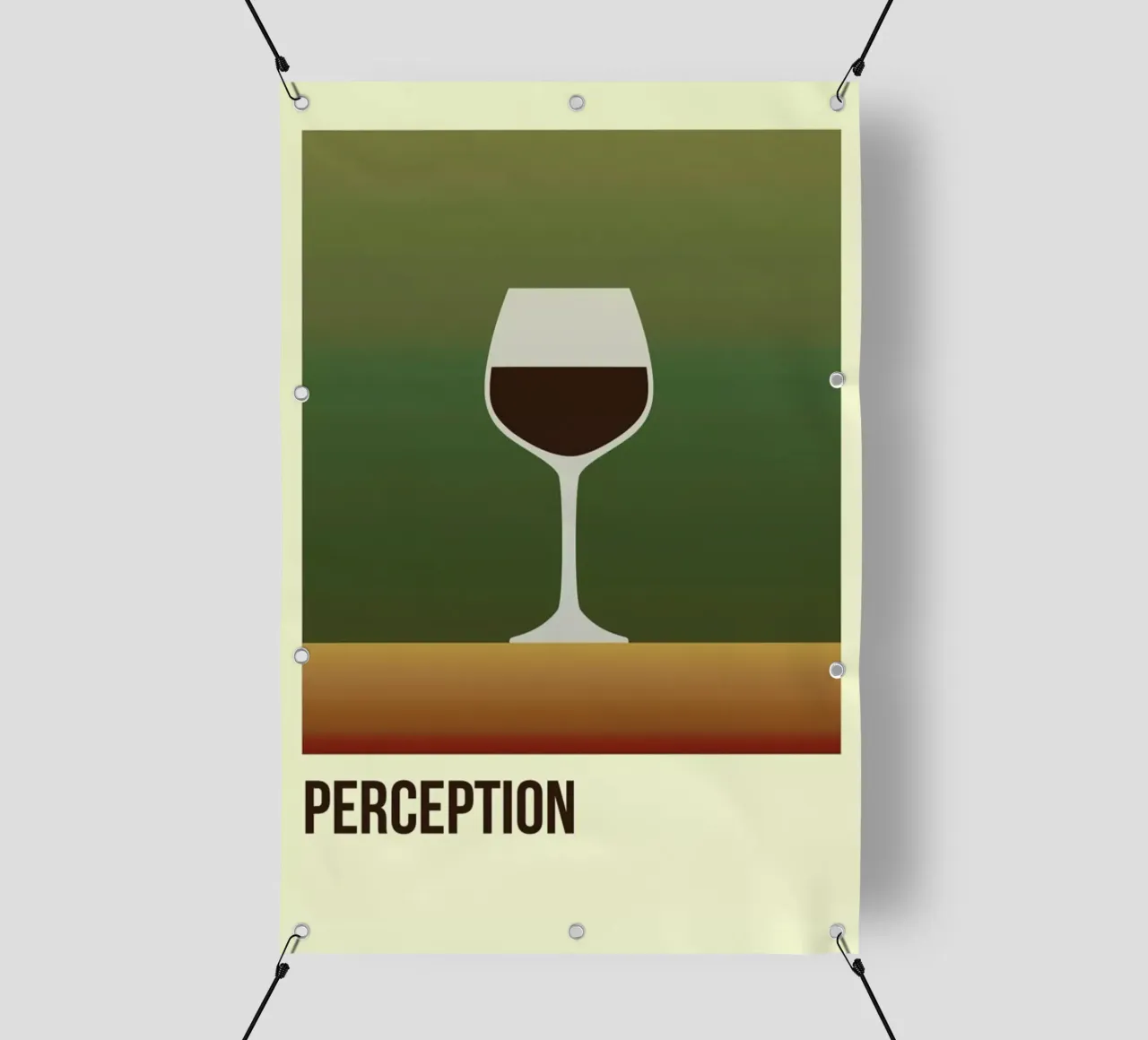 Perception Red telo in pvc da Trabolt Design
