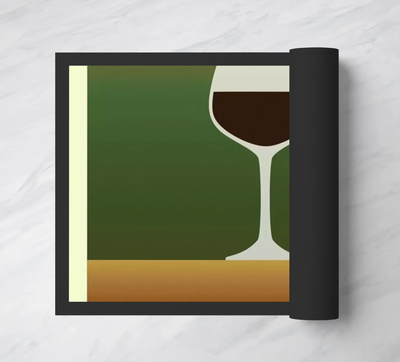 Perception Red paillasson de Trabolt Design