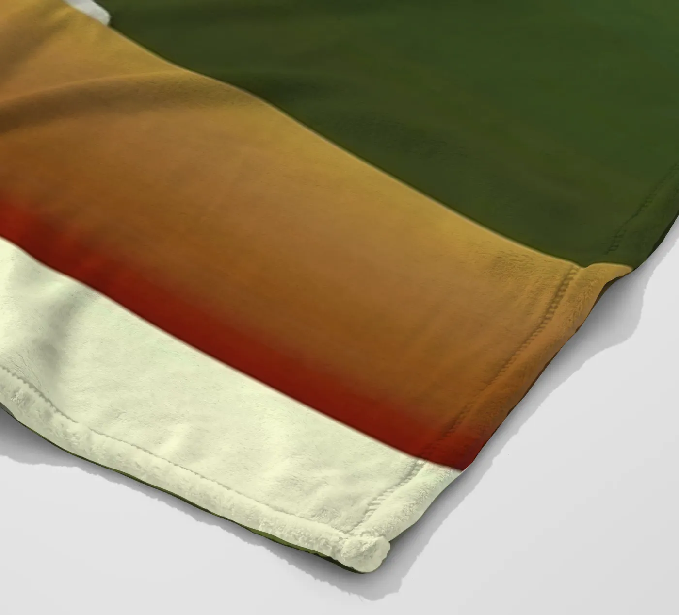 Perception Red fleece blanket by Trabolt Design
