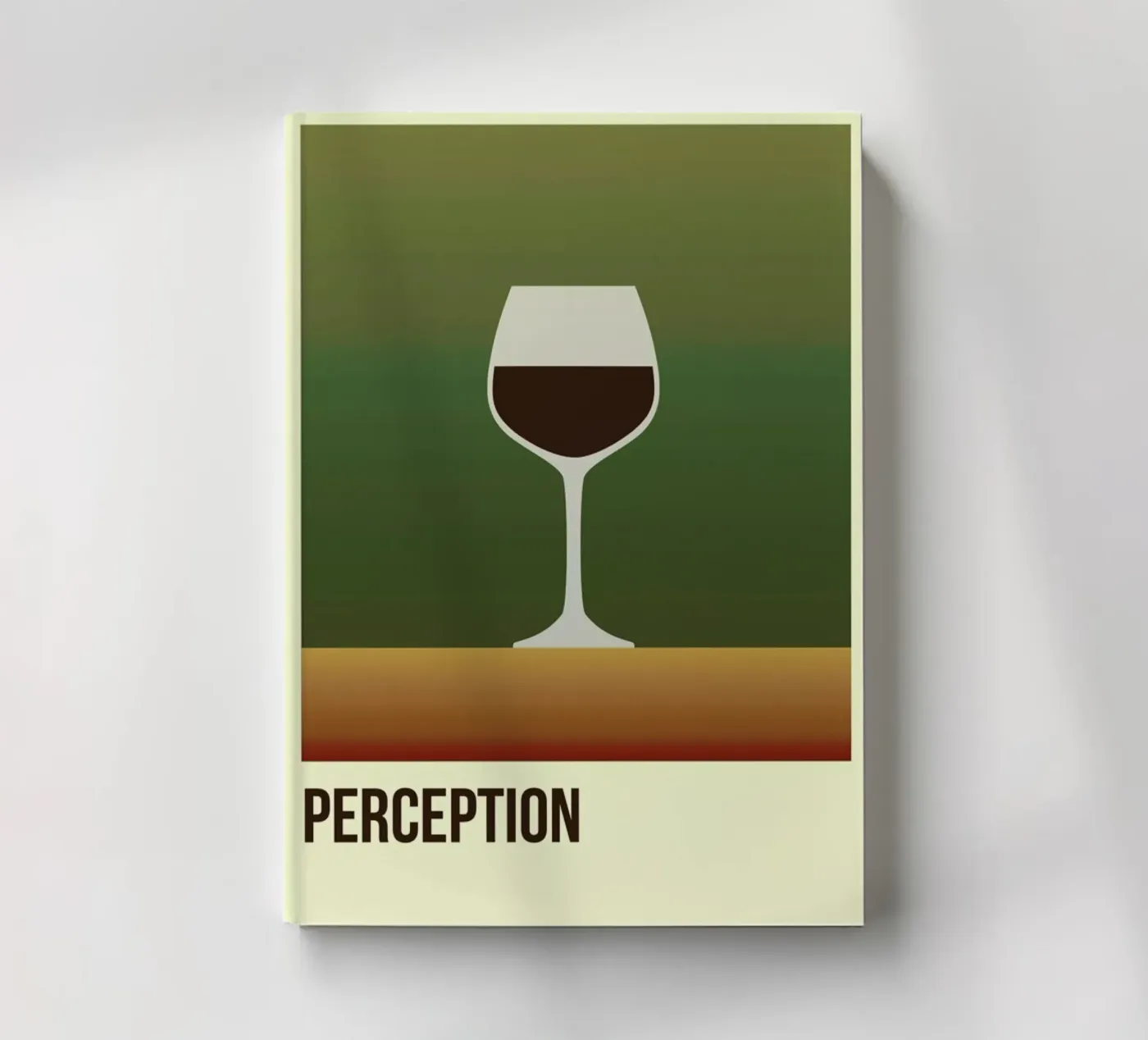Perception Red notebook by Trabolt Design