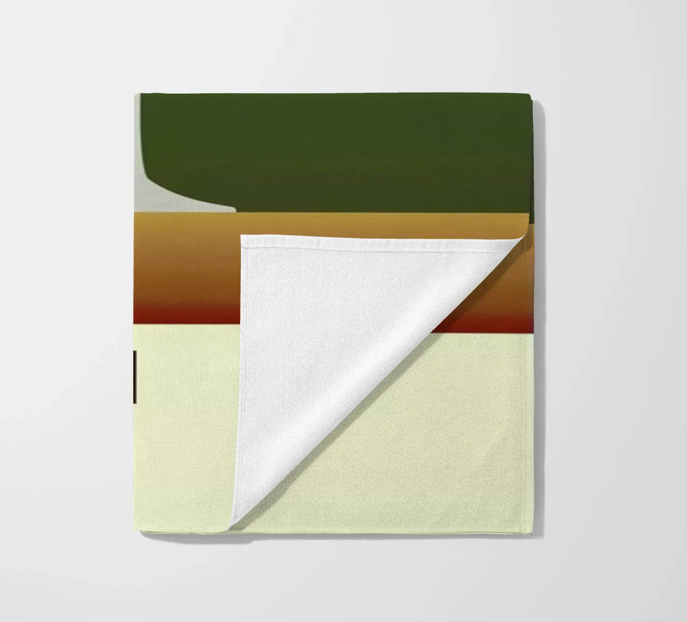 Perception Red beach towel by Trabolt Design