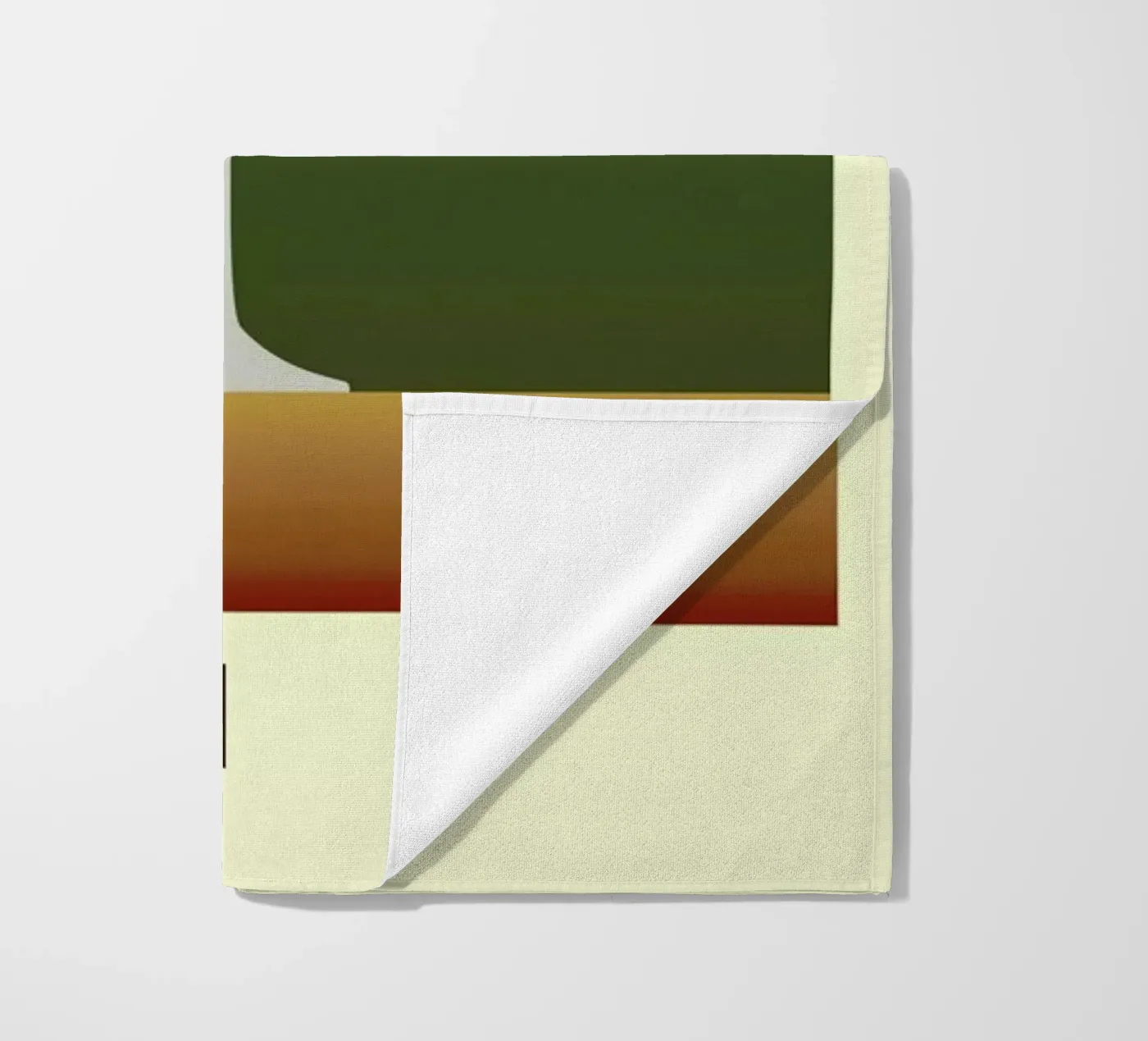 Perception Red beach towel by Trabolt Design