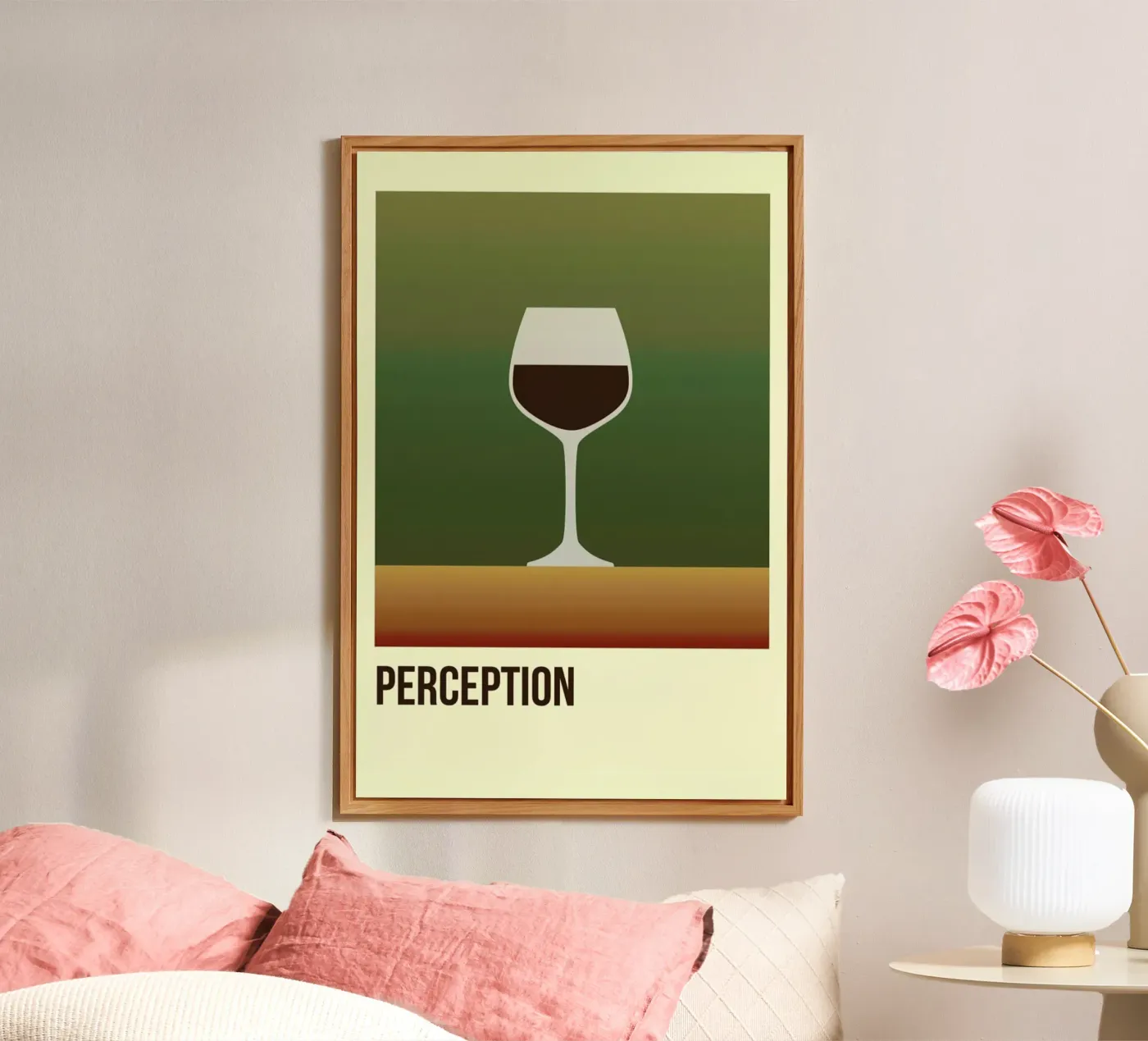 Perception Red pannello forex da Trabolt Design