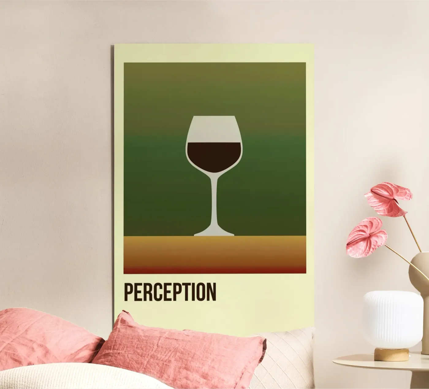 Perception Red pannello forex da Trabolt Design