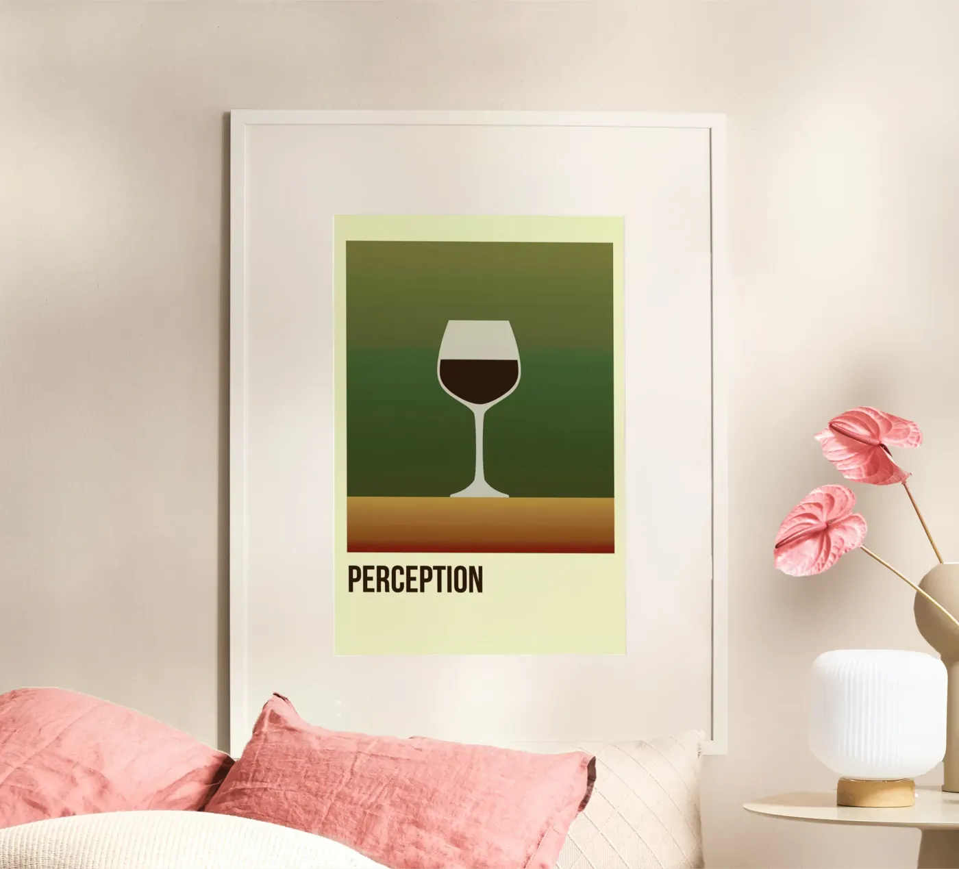 Perception Red poster van Trabolt Design