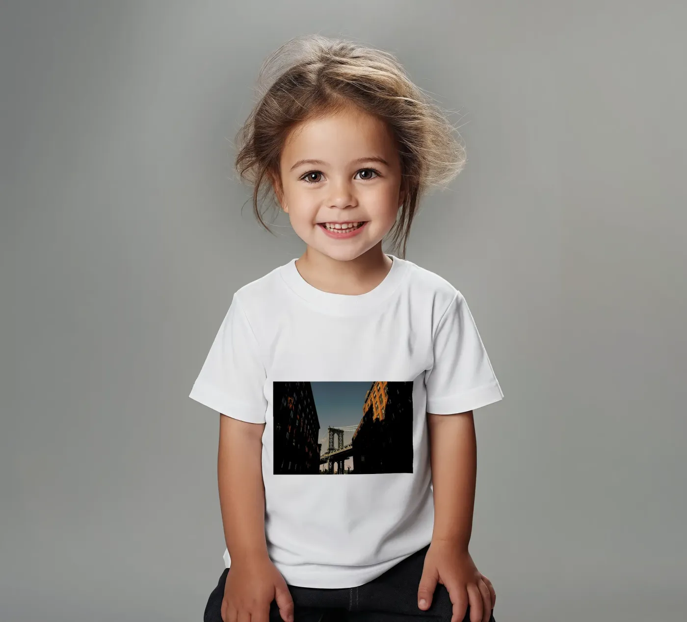 Brooklyn Bridge t-shirt bambini da Philipp Reinhard