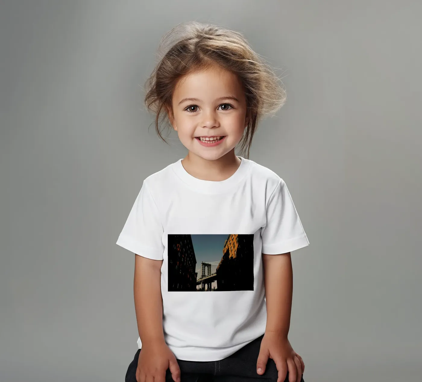 Brooklyn Bridge t-shirt bambini da Philipp Reinhard