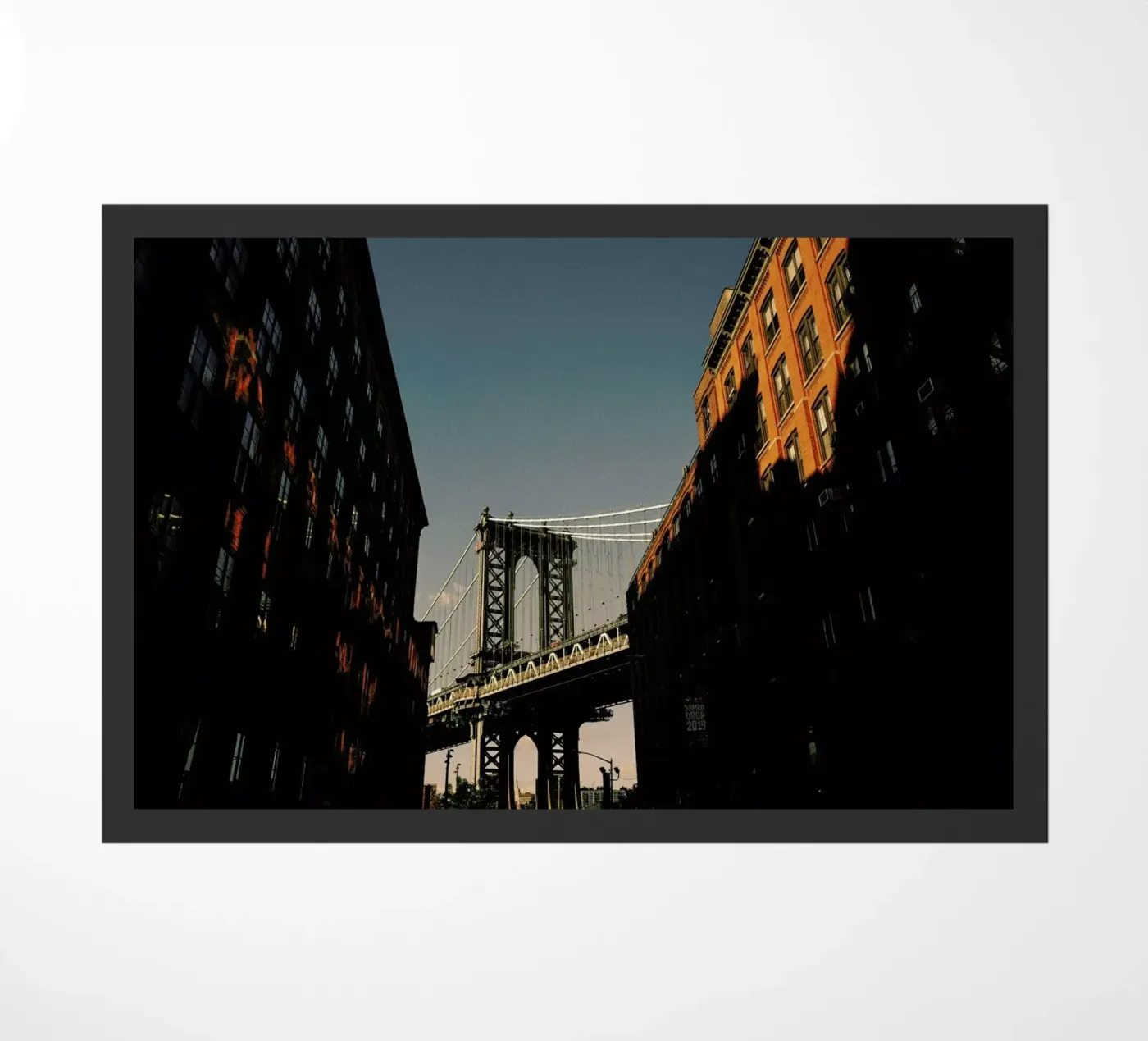 Brooklyn Bridge Fußmatte von Philipp Reinhard