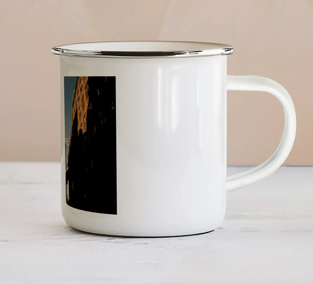 Brooklyn Bridge tazza in smalto da Philipp Reinhard