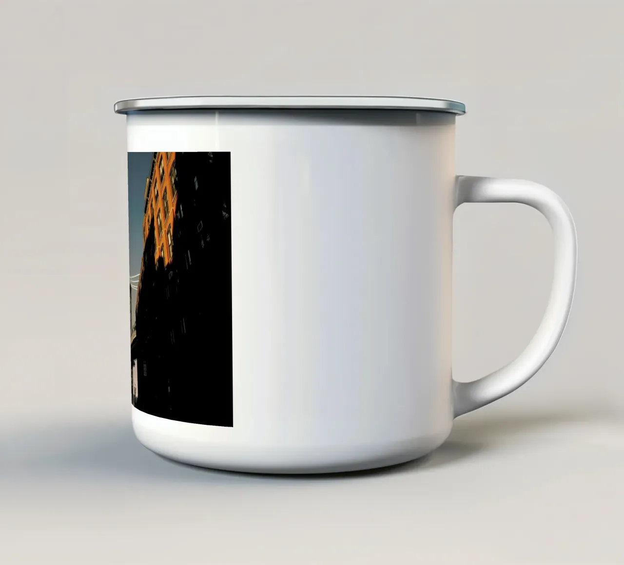 Brooklyn Bridge tazza in smalto da Philipp Reinhard