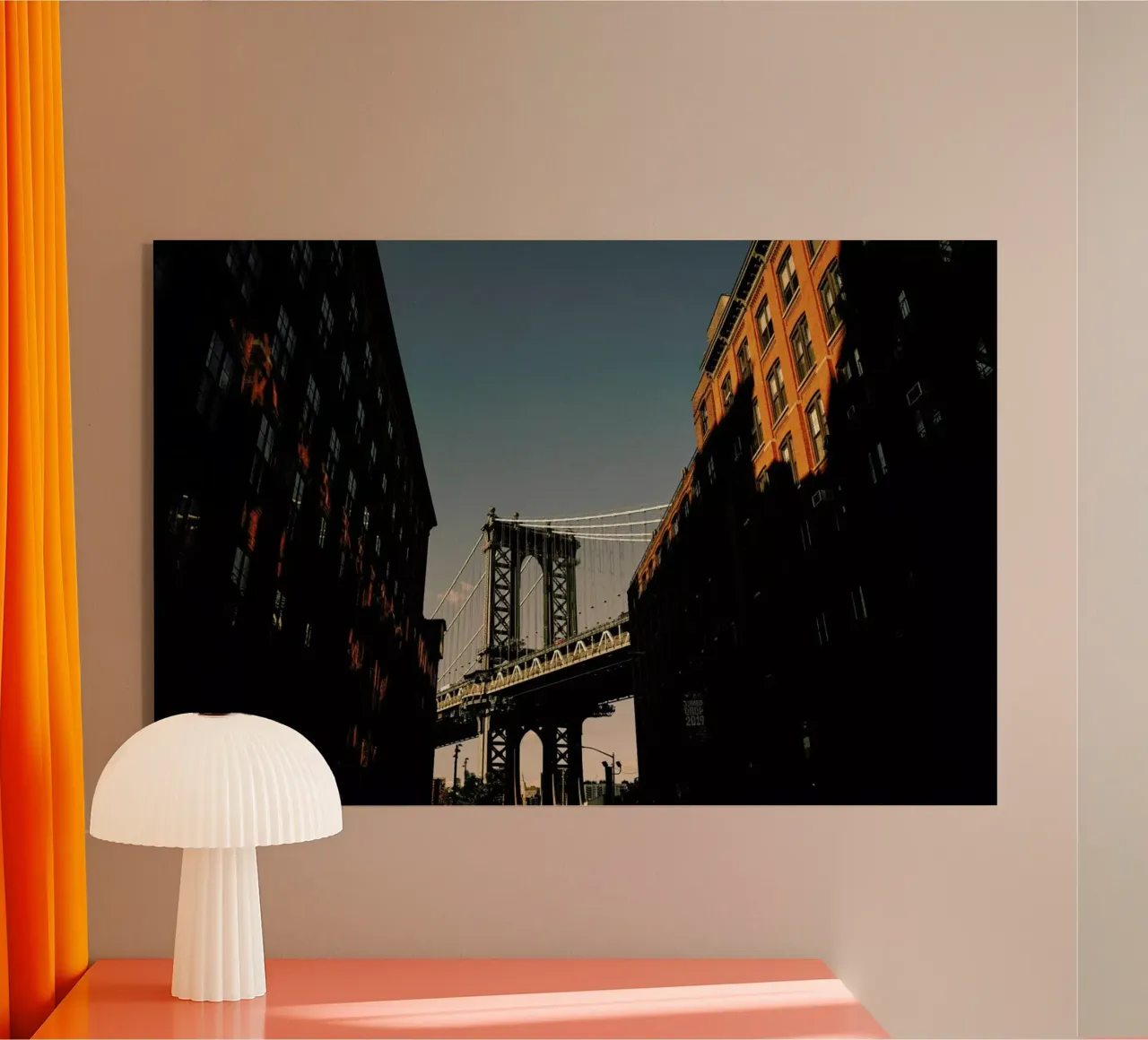Brooklyn Bridge plexiglass da Philipp Reinhard