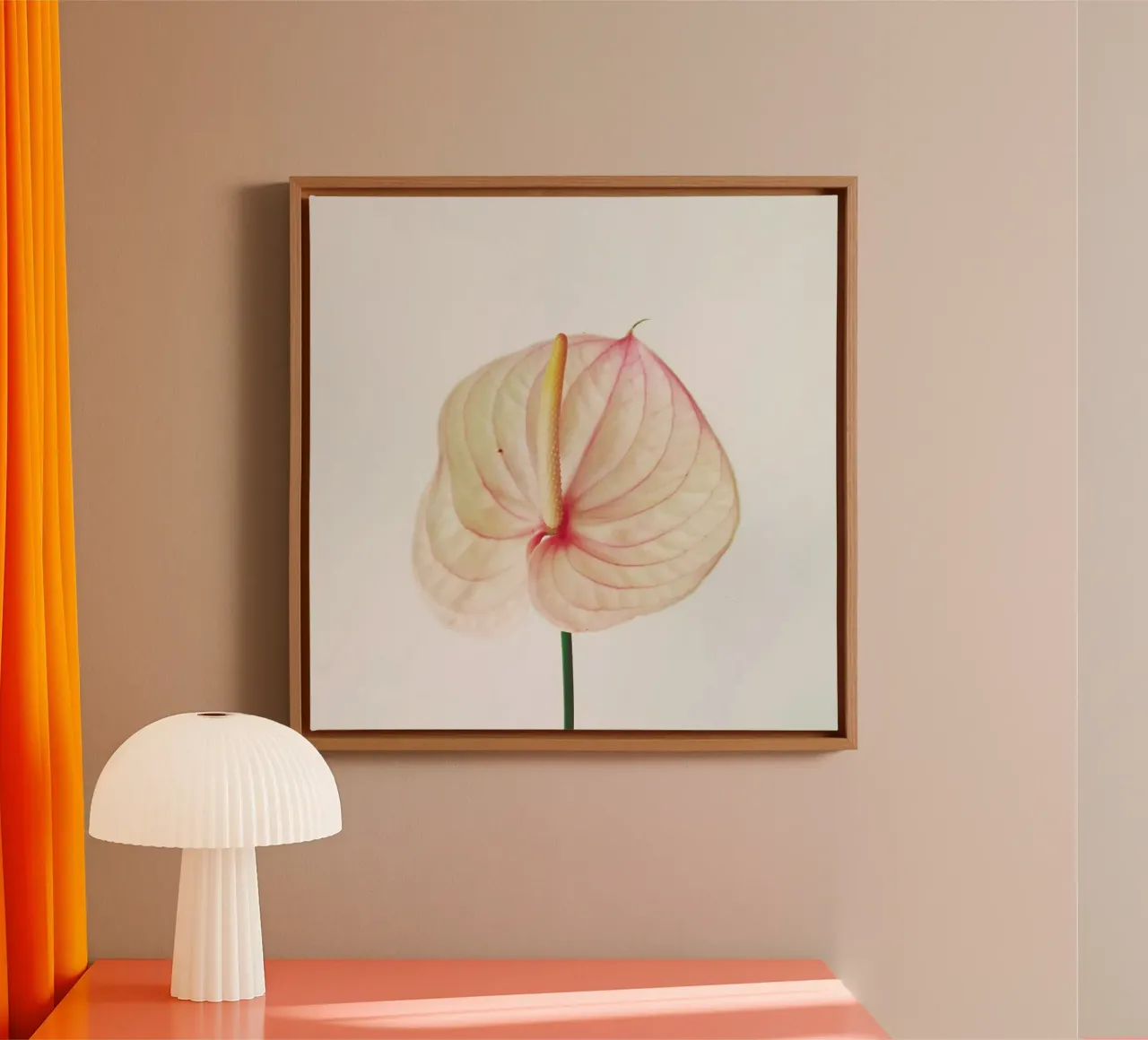 Giglio di Calla II tela con Cornice a cassetta da Cassia Beck Photography