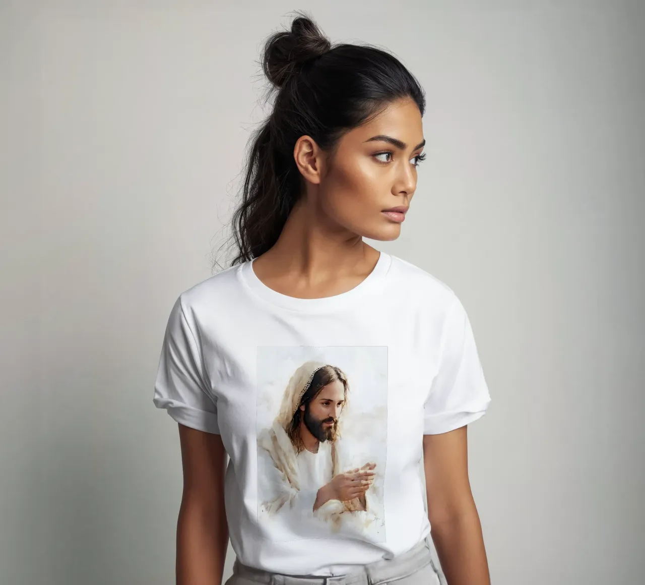 Jesus serene t-shirt da LisaArtes