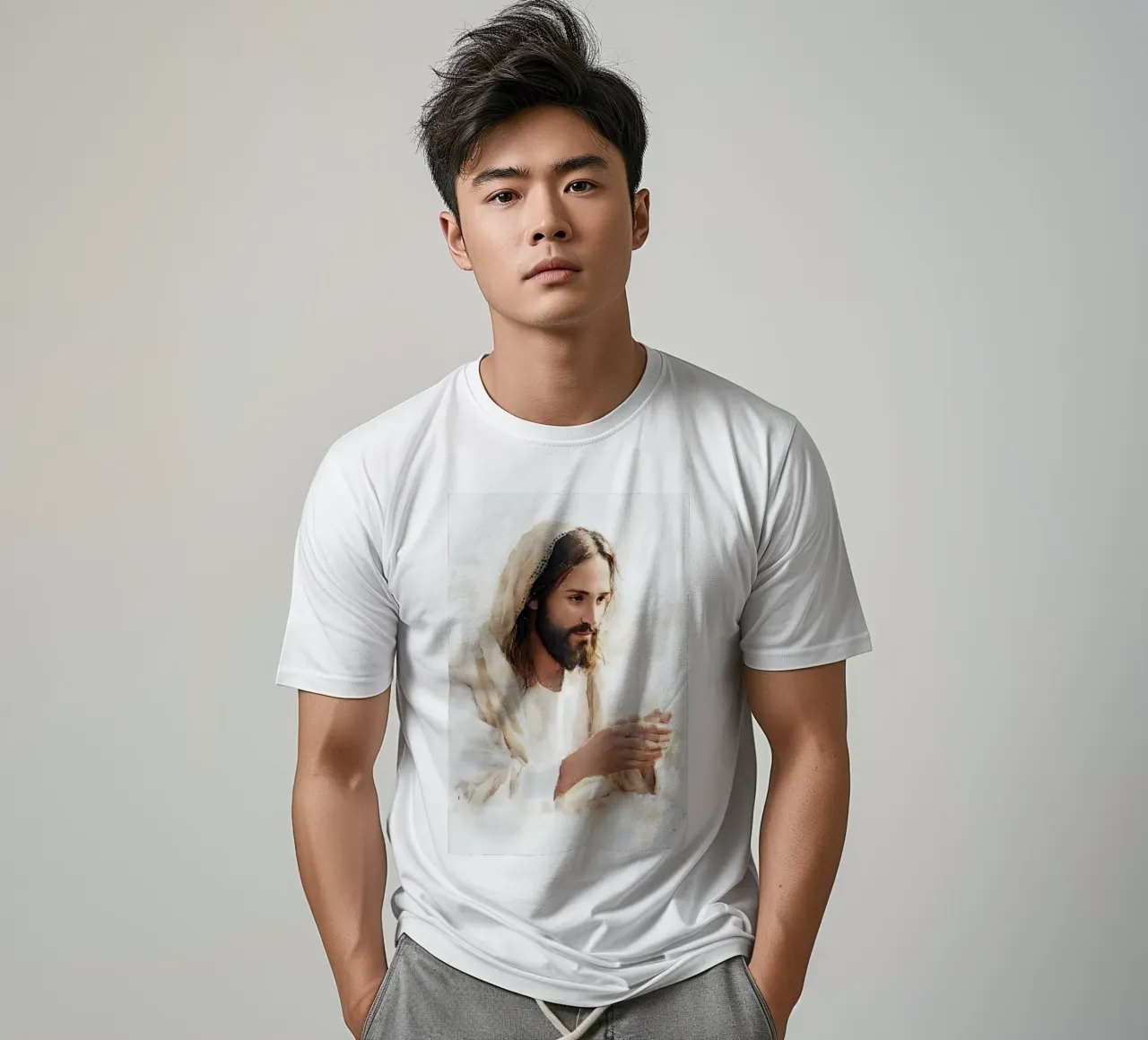 Jesus serene t-shirt da LisaArtes