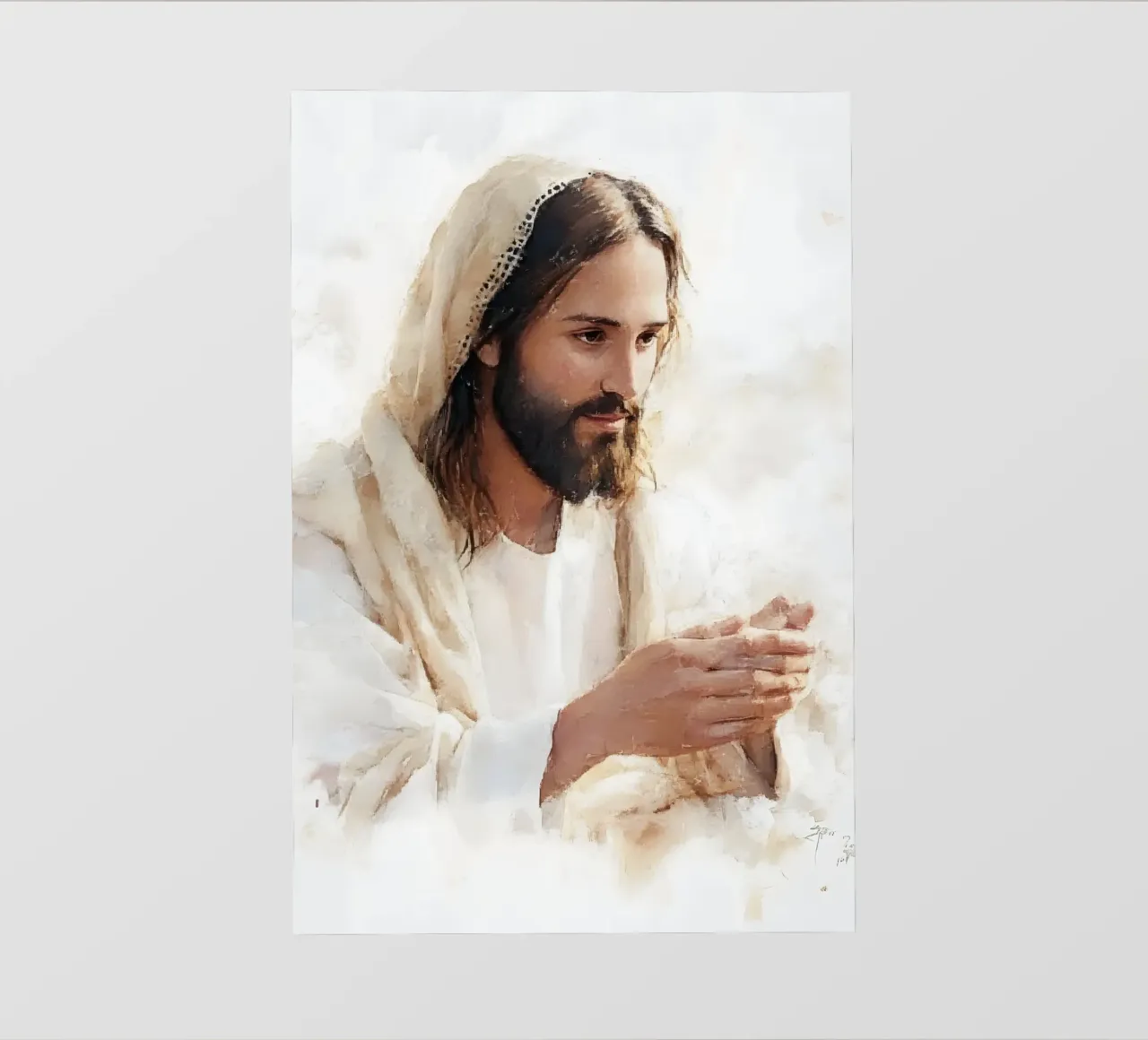 Jesus serene telo in pvc da LisaArtes