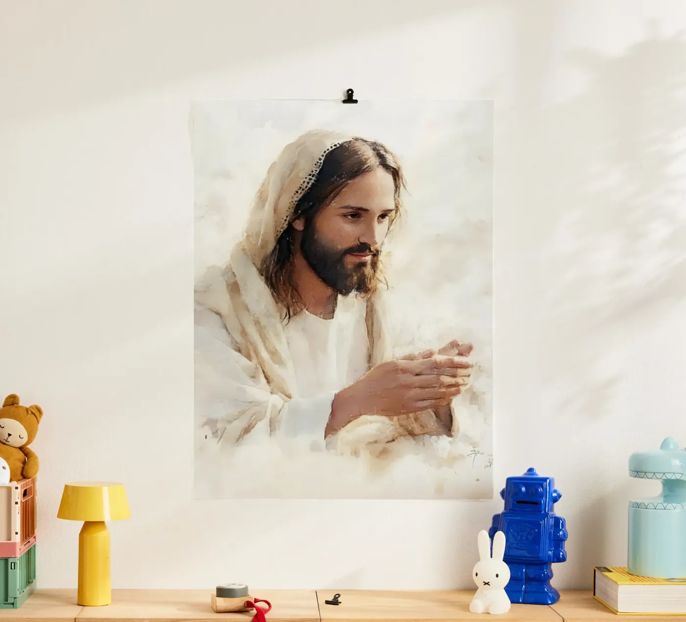 Jesus serene poster da LisaArtes