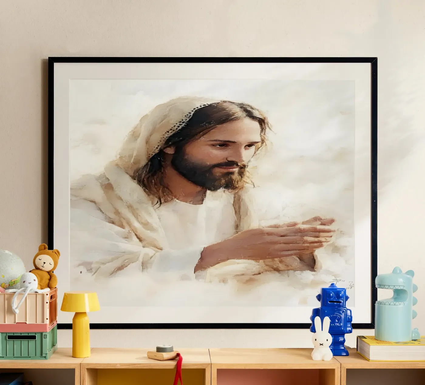 Jesus serene poster da LisaArtes