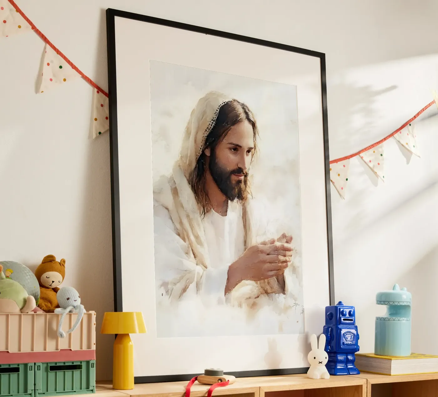 Jesus serene poster da LisaArtes
