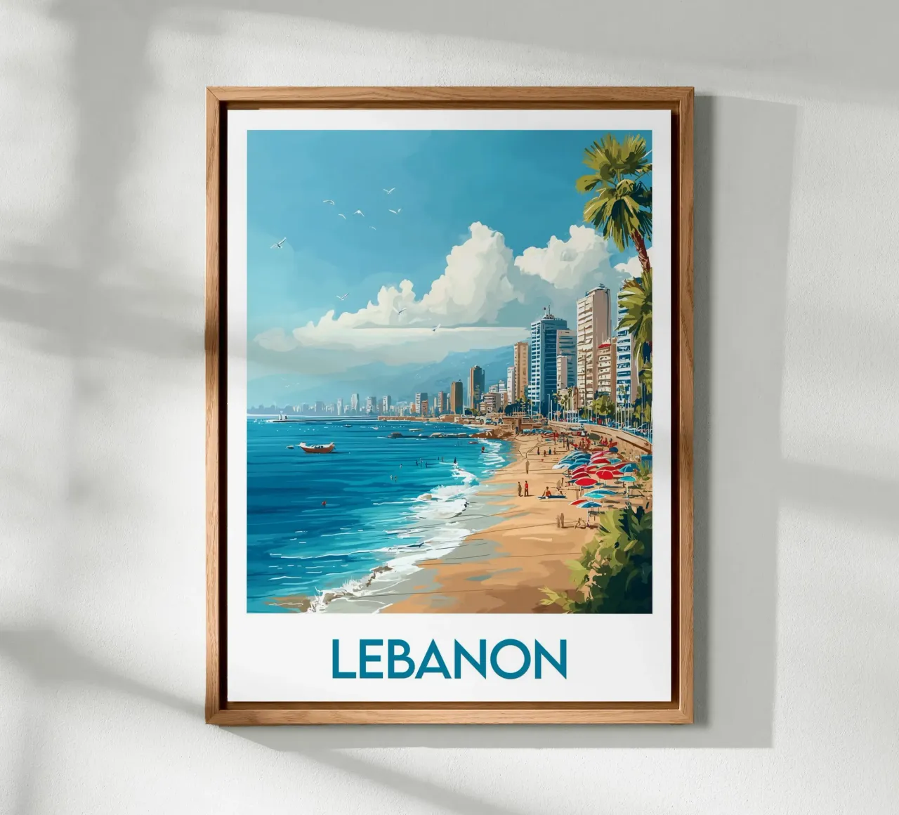 Affiche Liban alluminio dibond da Frame the World
