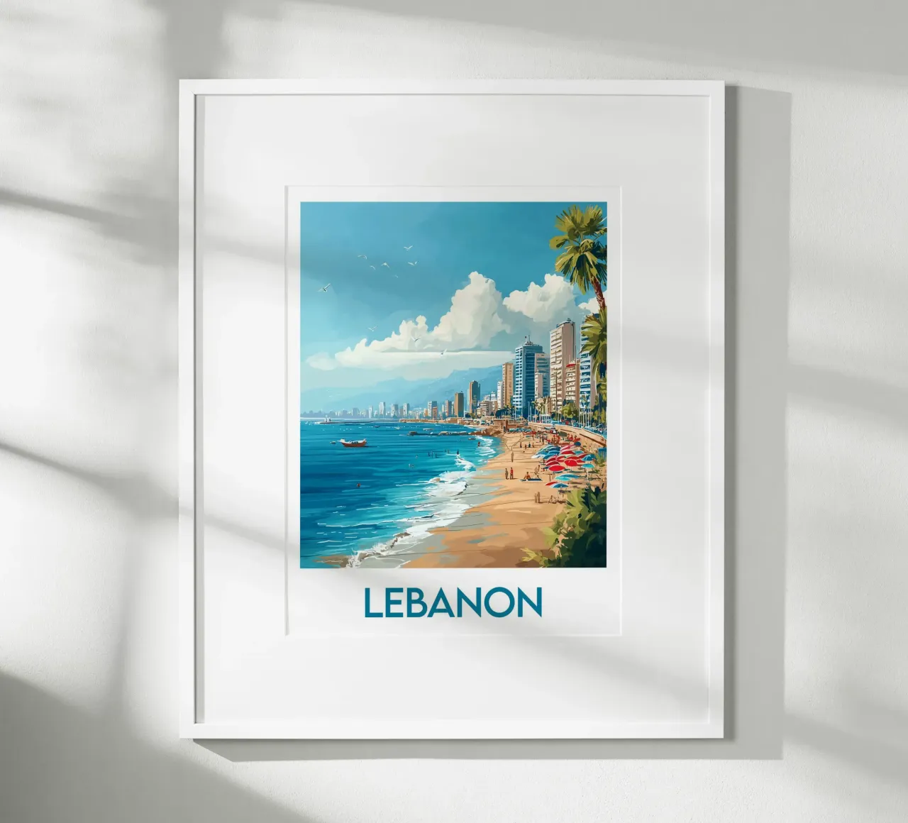 Affiche Liban poster da Frame the World