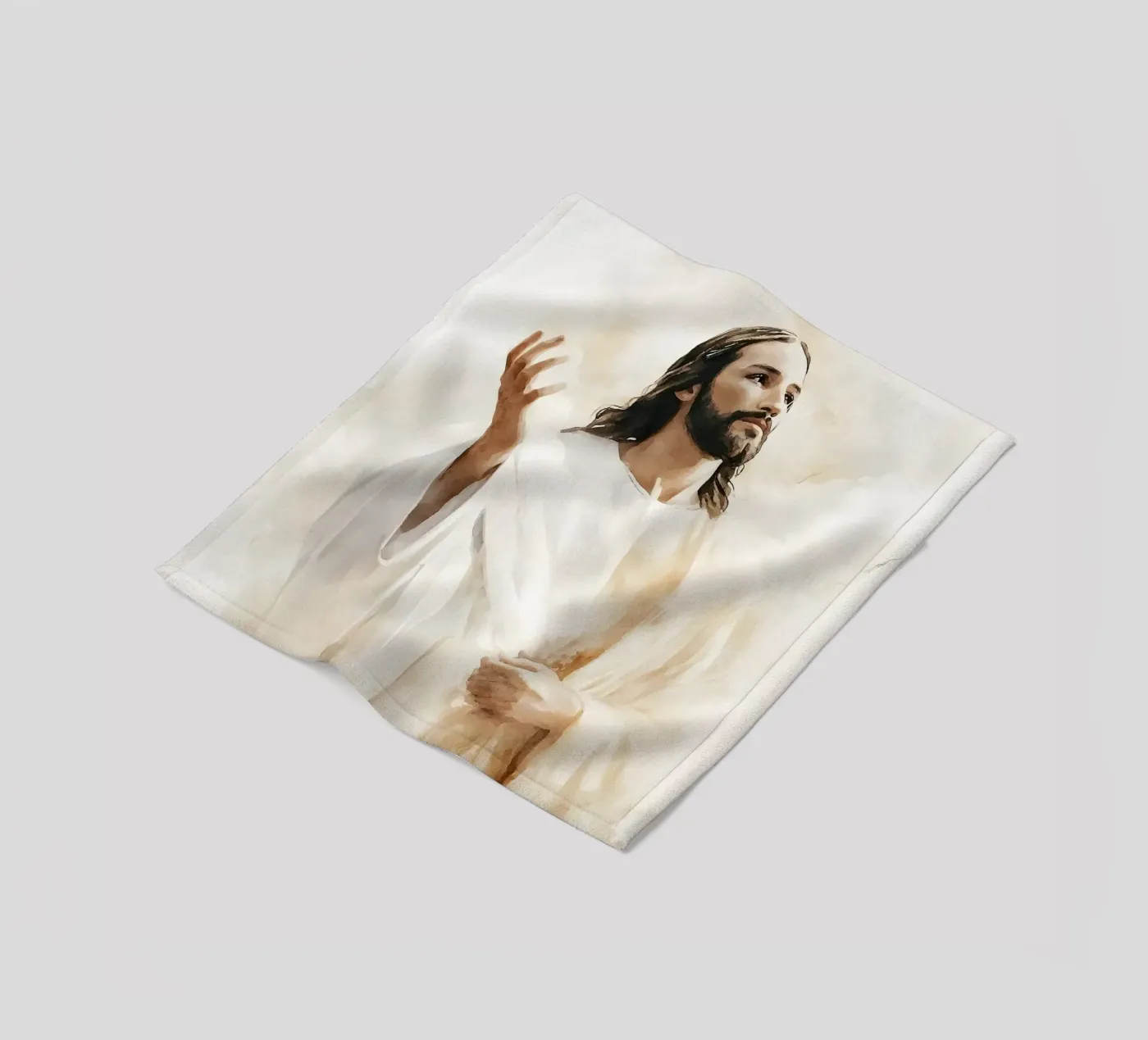 Jesus Fleecedecke von LisaArtes