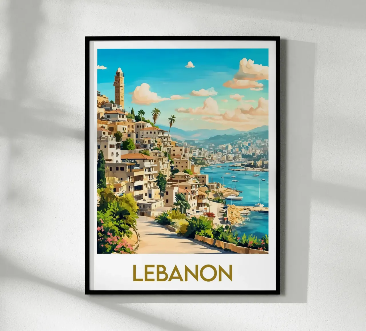 Affiche Liban poster da Frame the World