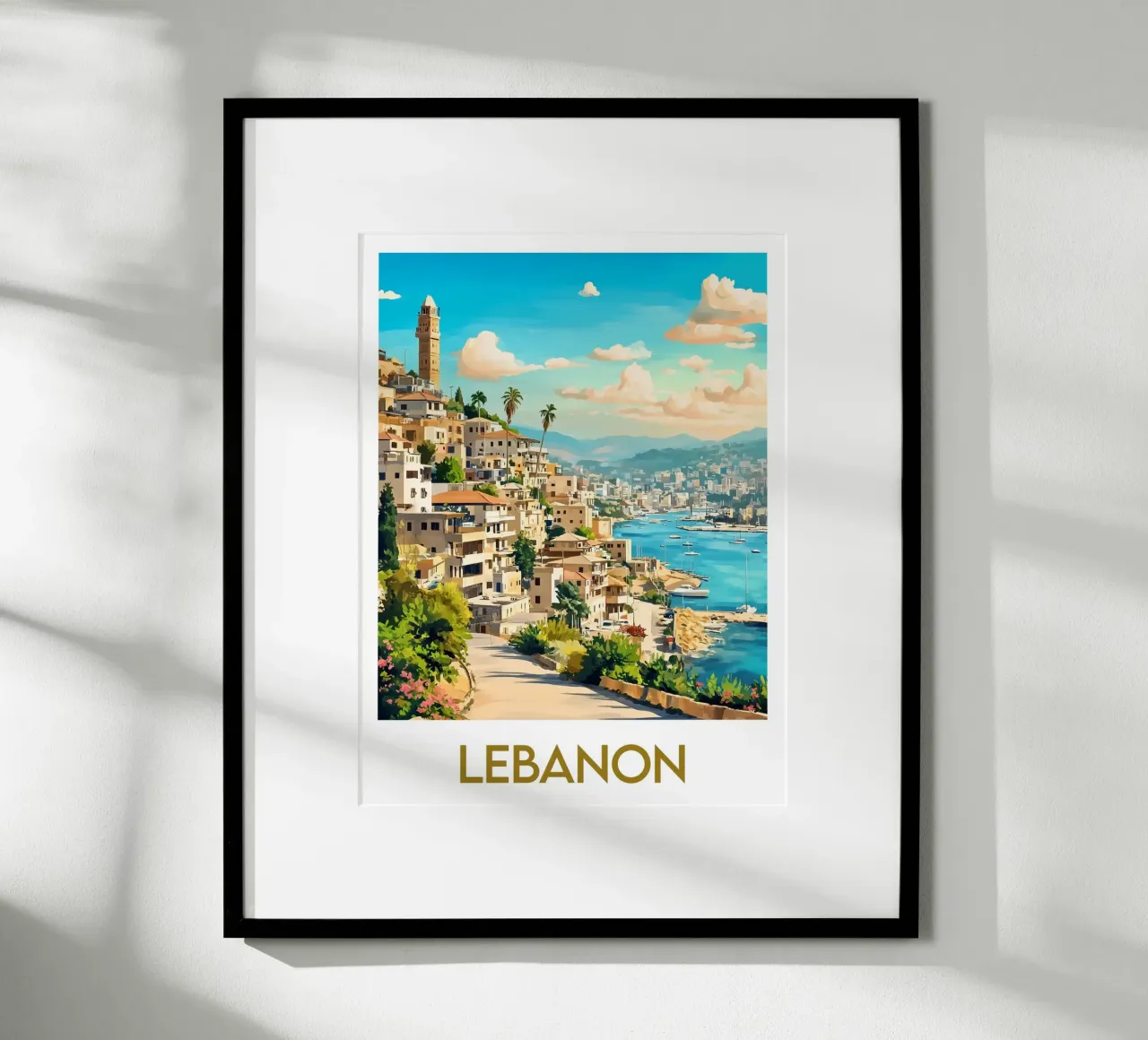 Affiche Liban poster da Frame the World