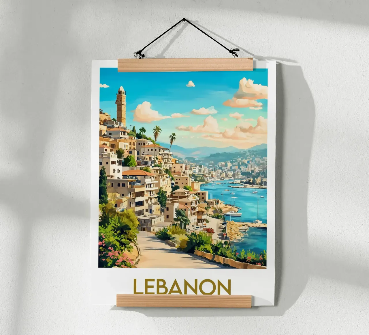 Affiche Liban poster da Frame the World